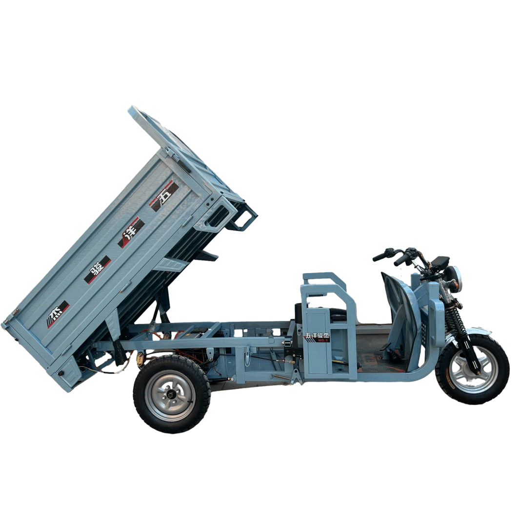 Electric Freight Tricycle with High-Performance and Adjustable Seat Storage