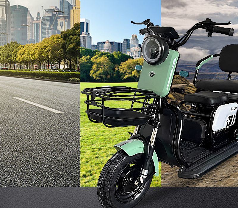 Convenient City Mobility Tricycle for Family Adventures and Exploration