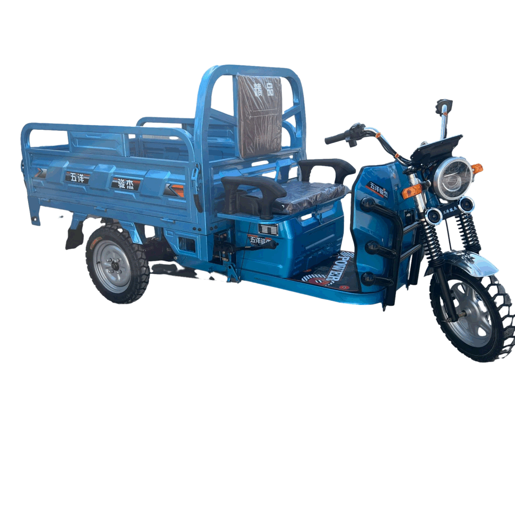 Electric Cargo Trike with Steering Handle for Heavy Duty Delivery