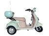 Ergonomic Passenger Tricycle with Storage for Urban Shopping Trips