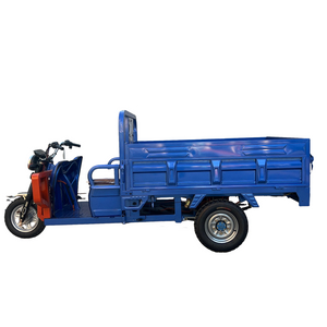 Electric Cargo Tricycle with Steering Handle for Easy Maneuvering